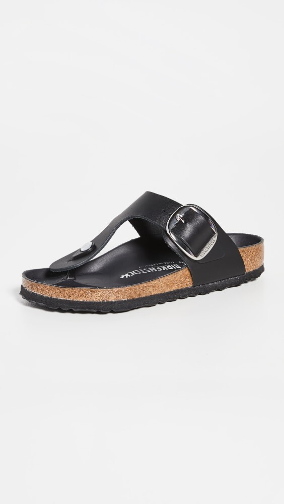 

Сандалии Birkenstock Gizeh Big Buckle, черный