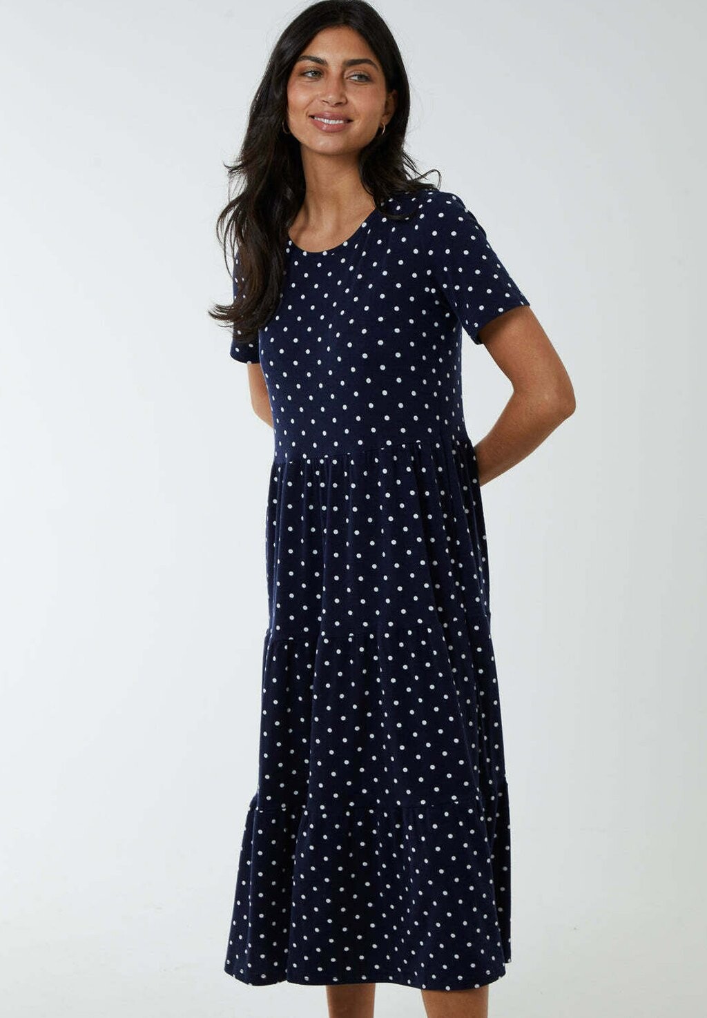 

Платье из джерси TIERED SMOCK Blue Vanilla, цвет blue