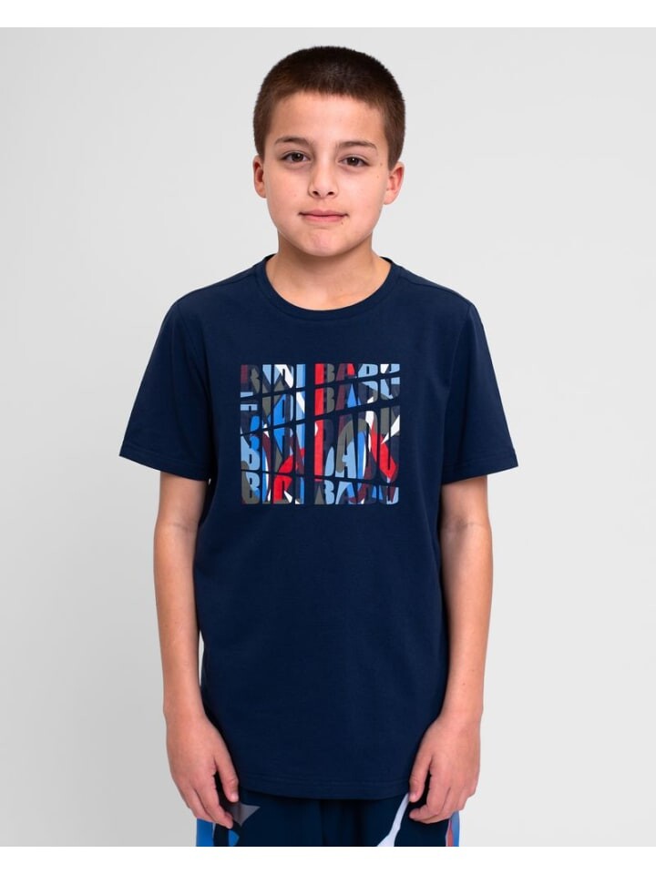 

Футболка BIDI BADU New York 2024 Chill Junior Tee, цвет dunkelblau/rot/blau