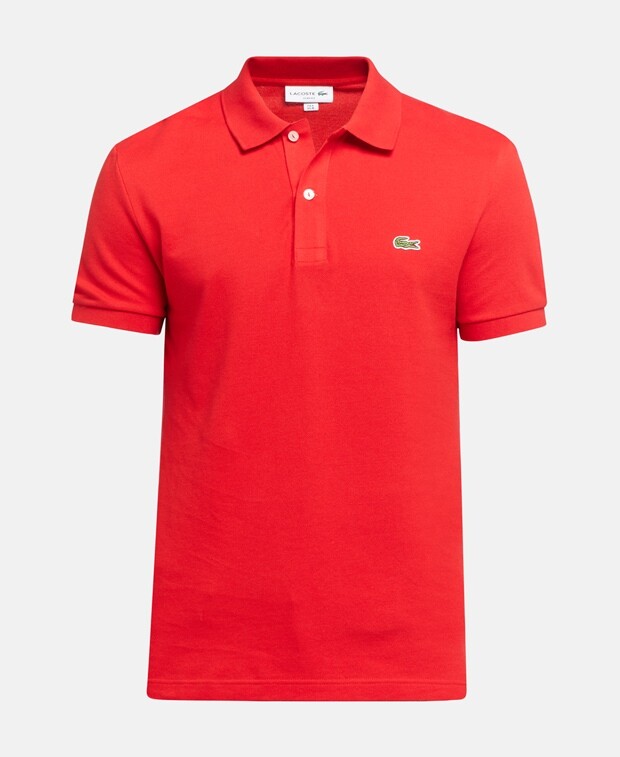 

Рубашка-поло из пике Lacoste, красный