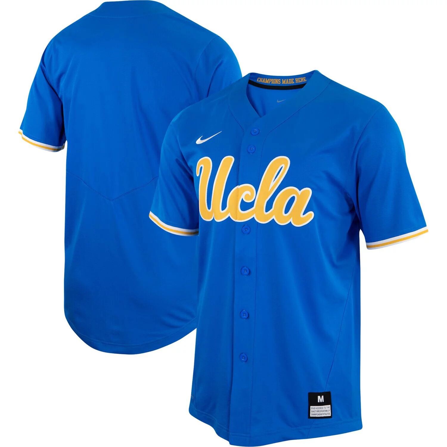 

Мужская синяя бейсбольная майка UCLA Bruins Replica Nike, Синий