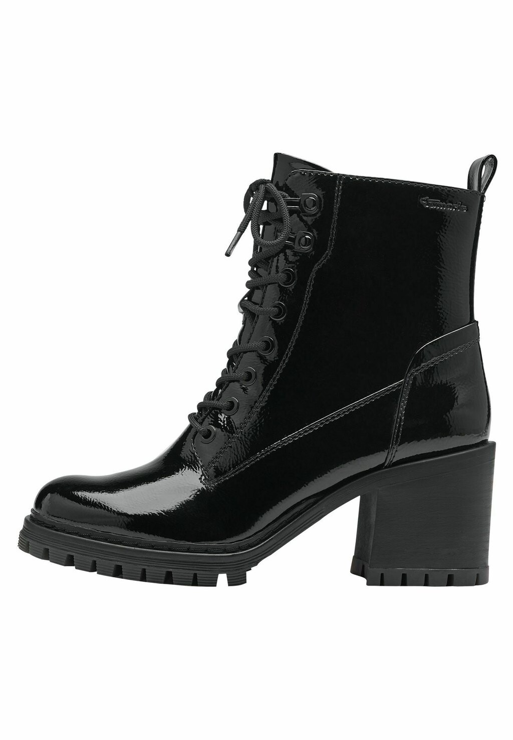 

Ботинки с платформой Tamaris, цвет black patent