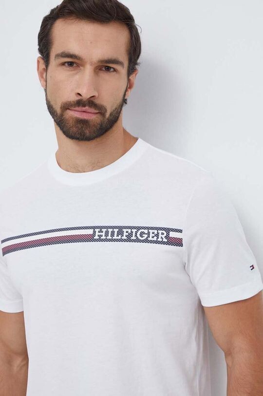 

Хлопковая футболка Tommy Hilfiger, белый