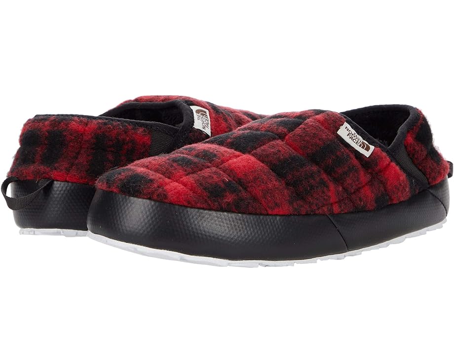 Домашняя обувь The North Face Thermoball Traction Mule V, цвет TNF Red Plaid/TNF Black