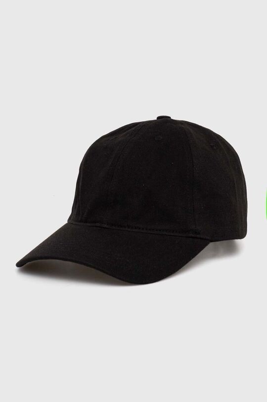 

Хлопковая бейсболка Lacoste, черный