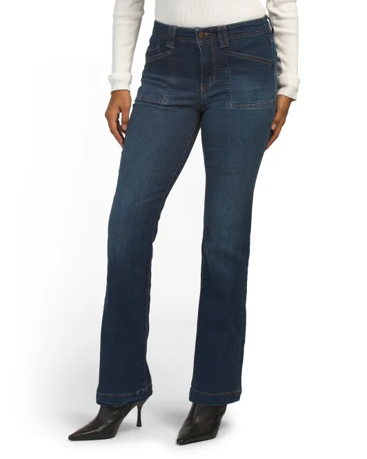 

Джинсы Bootcut с высокой талией и карманами D. Jeans, цвет Dark Wash