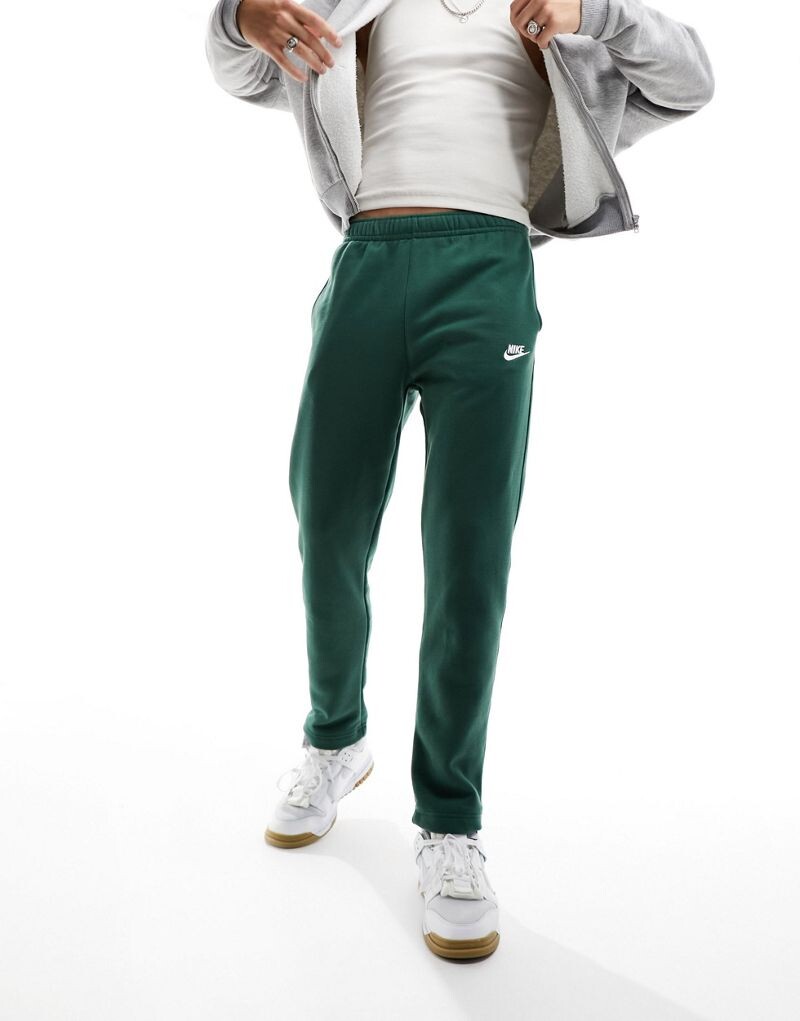 

Зеленые джоггеры прямого кроя Nike Club