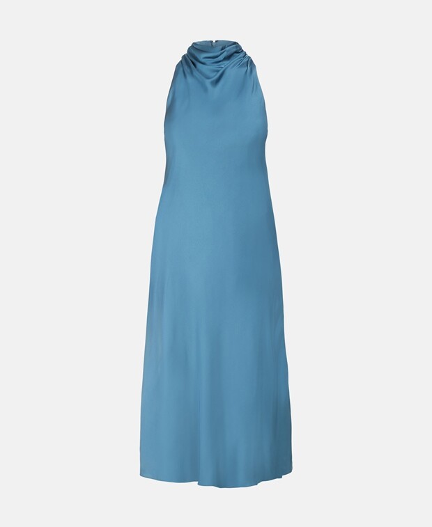 

Атласное платье Ted Baker, синий