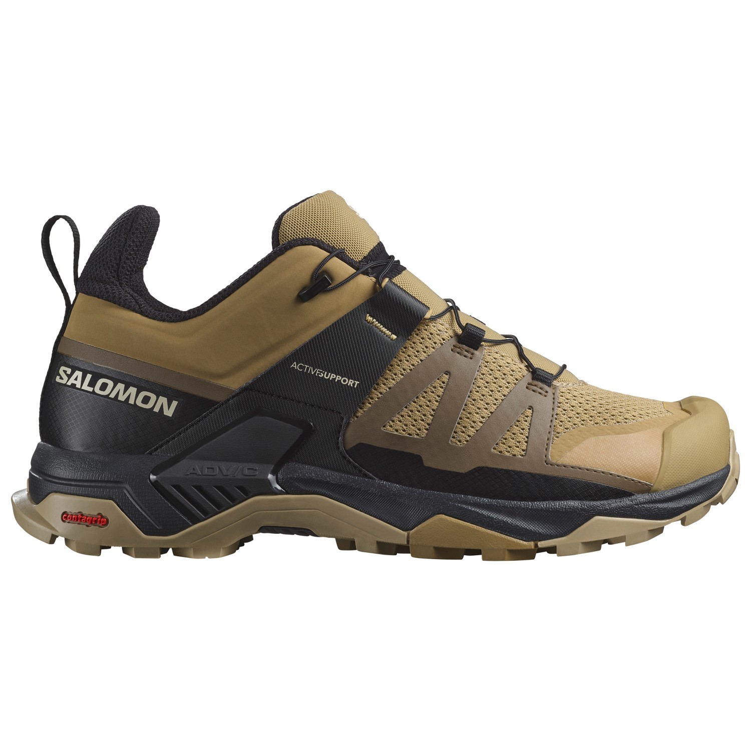 Мультиспортивная обувь Salomon X Ultra 4, цвет Kelp/Dark Earth/Black