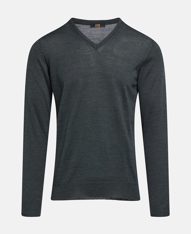 

Шерстяной джемпер Cavalli Class, цвет Slate Blue