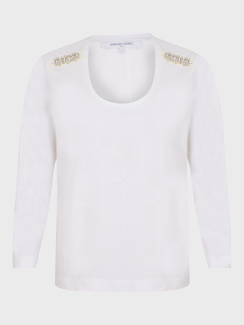 

Топ Adonis с декорированными плечами Gerard Darel, белый