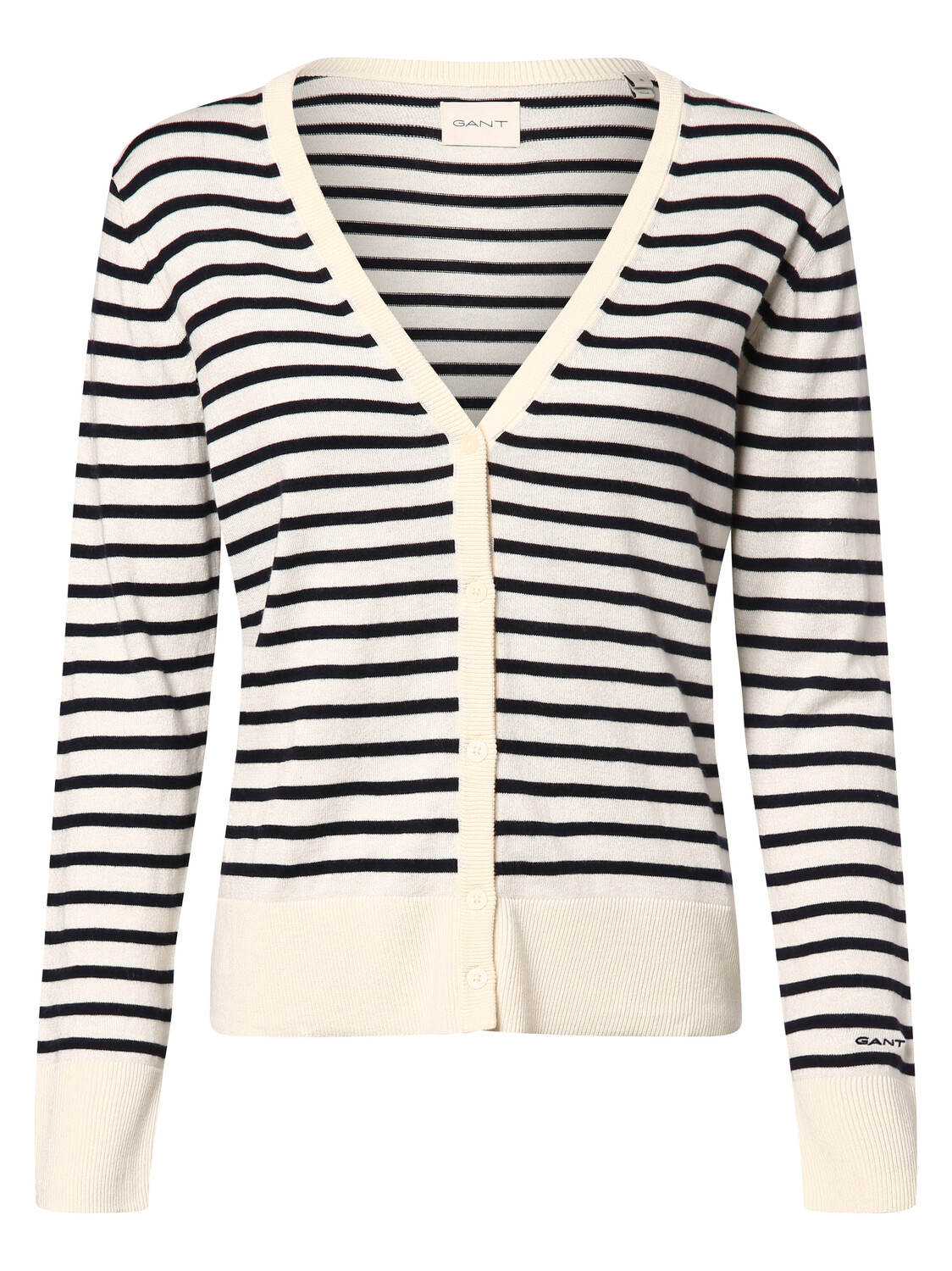 

Кардиган Gant Strickjacke, цвет ecru marine