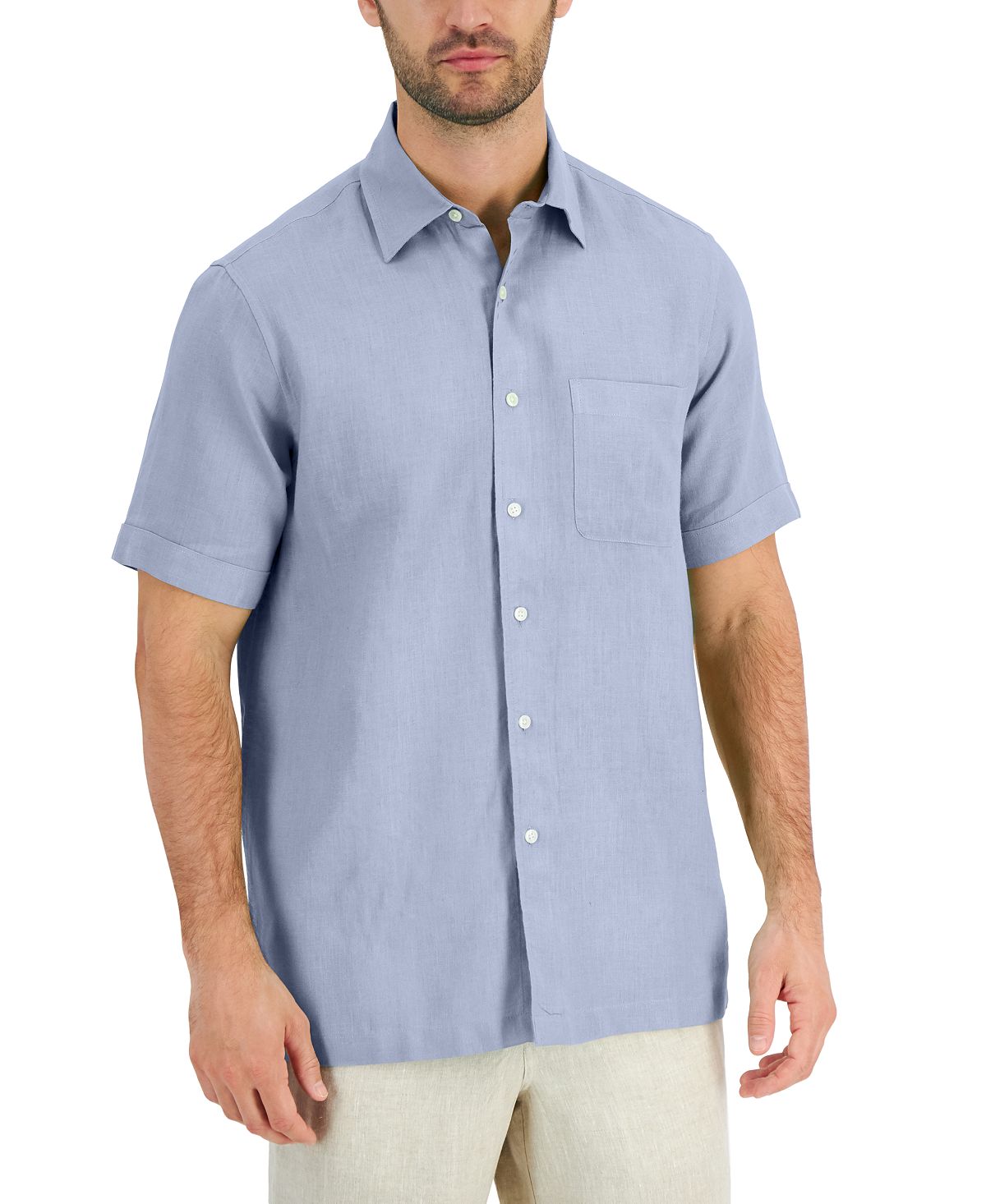 Мужская рубашка из 100% льна Club Room