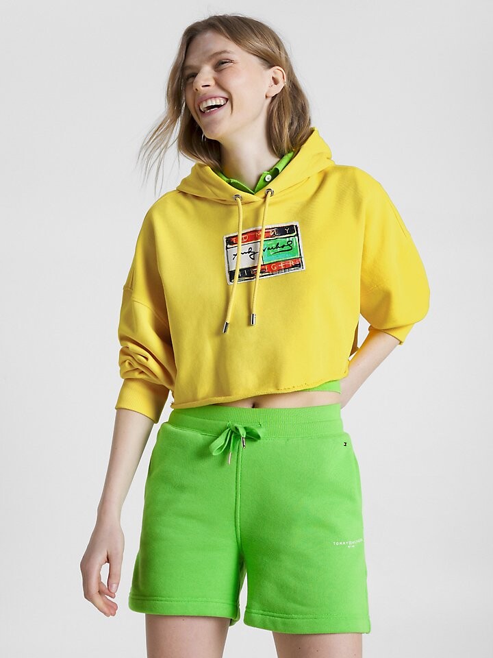 

Укороченная худи с флагом Tommy Hilfiger X ANDY WARHOL