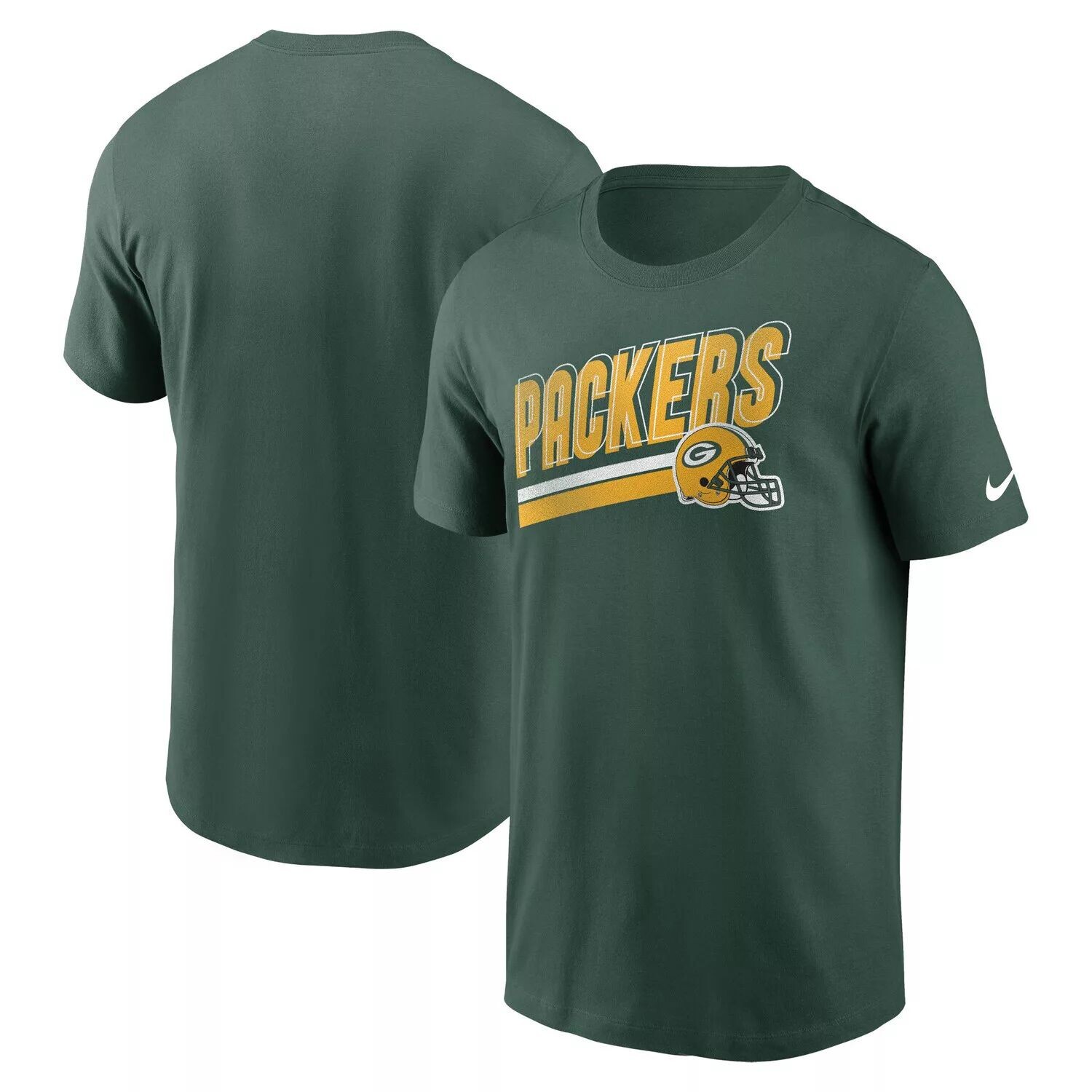 

Мужская зеленая футболка Green Bay Packers Essential Blitz Lockup Nike