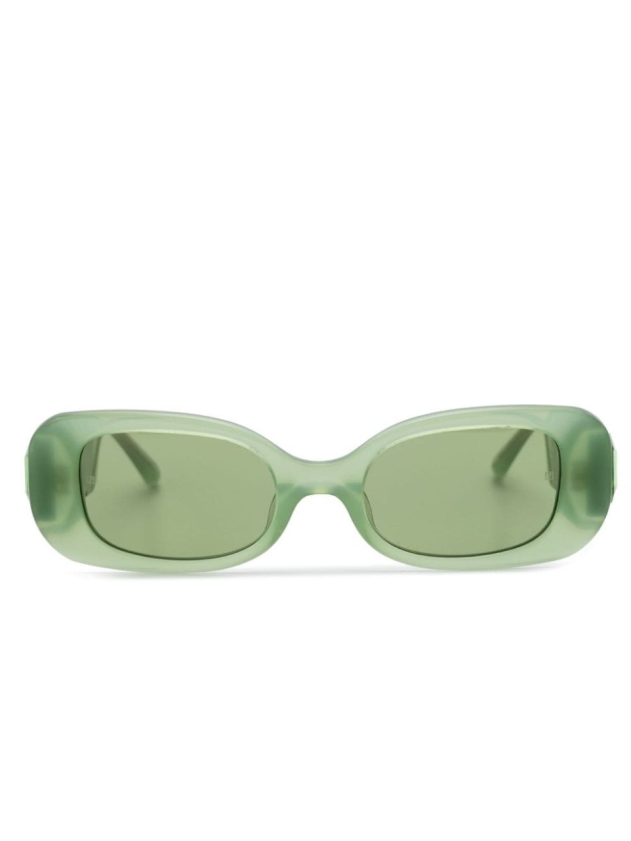 

Linda Farrow x Nima Benati The Lola oval-frame sunglasses, зеленый