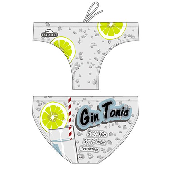 Плавки Turbo Gin Tonic, белый юбка gin tonic базовая 44 размер