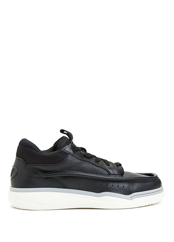 

Мужские кожаные кроссовки Runboot Valentino Garavani, черный