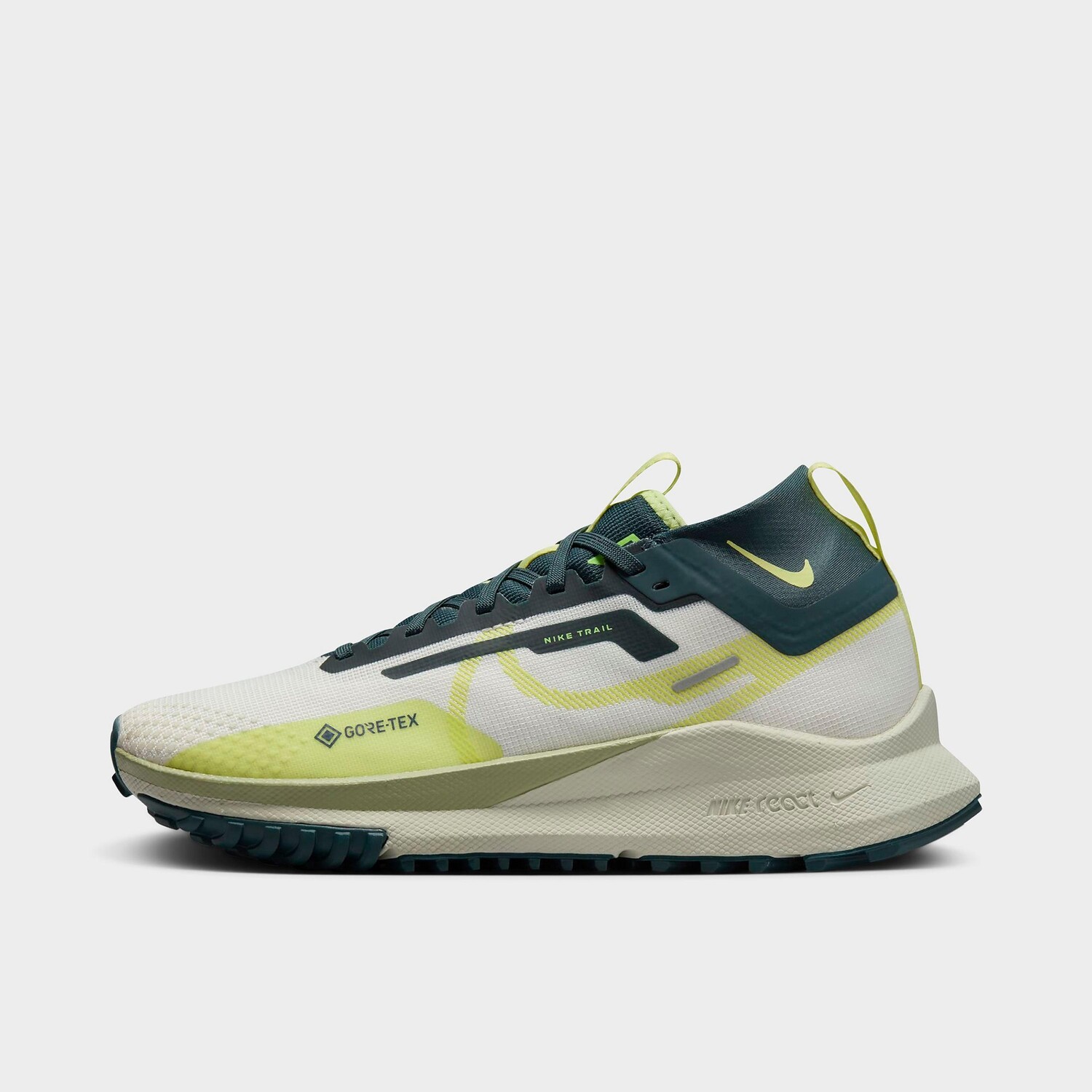 

Женские водонепроницаемые кроссовки для бега по пересеченной местности Nike React Pegasus Trail 4 GORE-TEX, зеленый