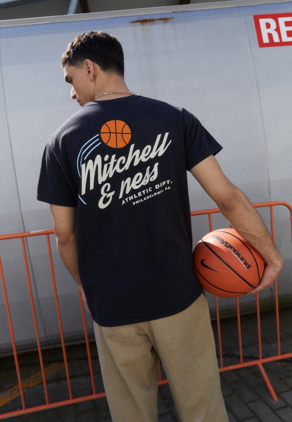 

футболка с принтом Branded Graphic Pocket Tee Mitchell & Ness, черный