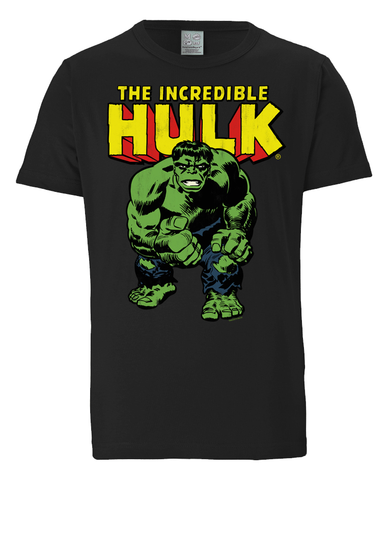 Футболка Logoshirt Hulk Marvel The Incredible, черный
