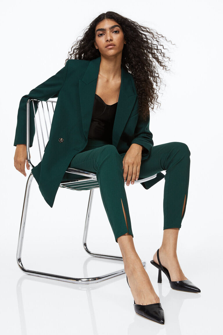

Узкие брюки H&M, зеленый