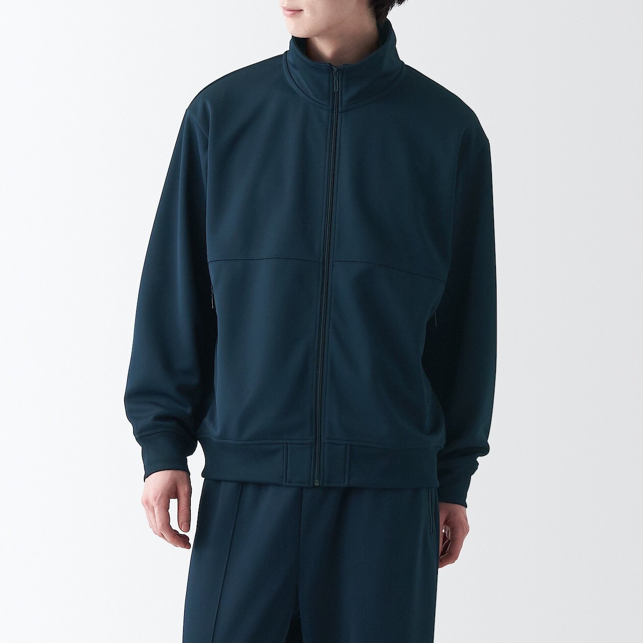 

Спортивная куртка с УФ-разрезом MUJI, темно-синий