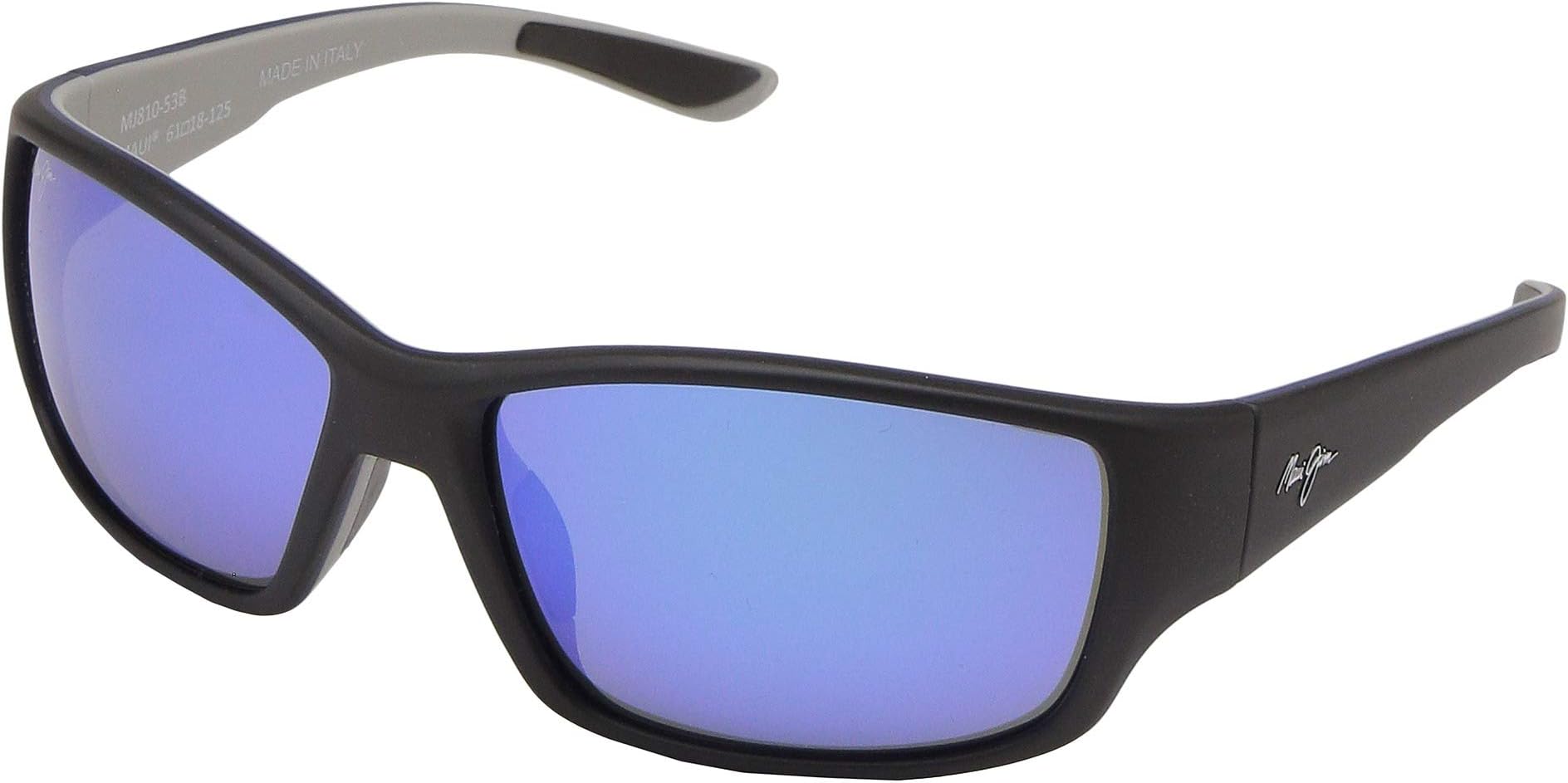 Солнцезащитные очки Local Kine Maui Jim, цвет Soft Black/Sea Blue/Grey/Blue Hawaii цена и фото