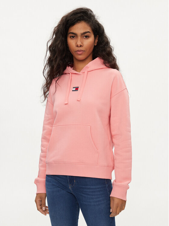 

Толстовка свободного кроя Tommy Jeans, розовый