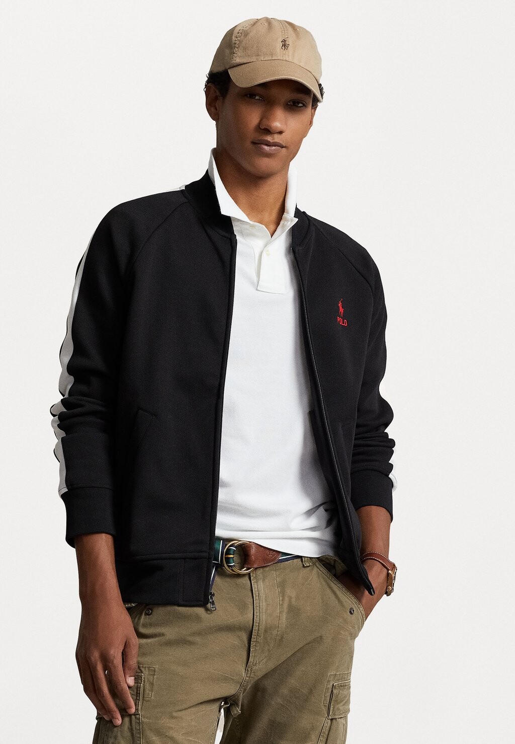 

Куртка-бомбер Long Sleeve Polo Ralph Lauren, цвет black multi