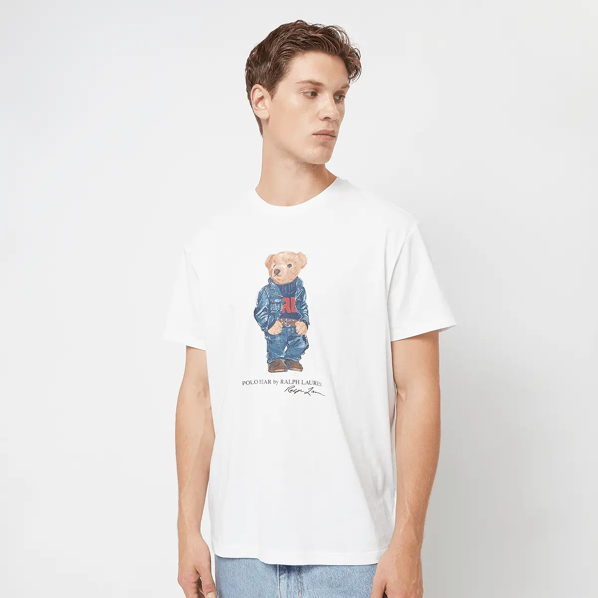 

Футболка Polo Ralph Lauren Short Sleeve T-Shirt, белый/синий