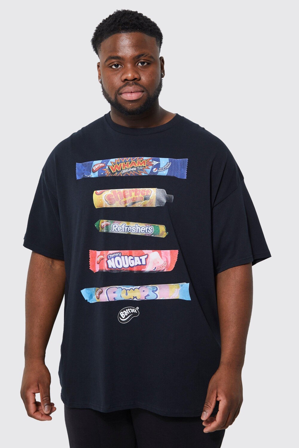 

Футболка plus sweets license Boohoo, черный