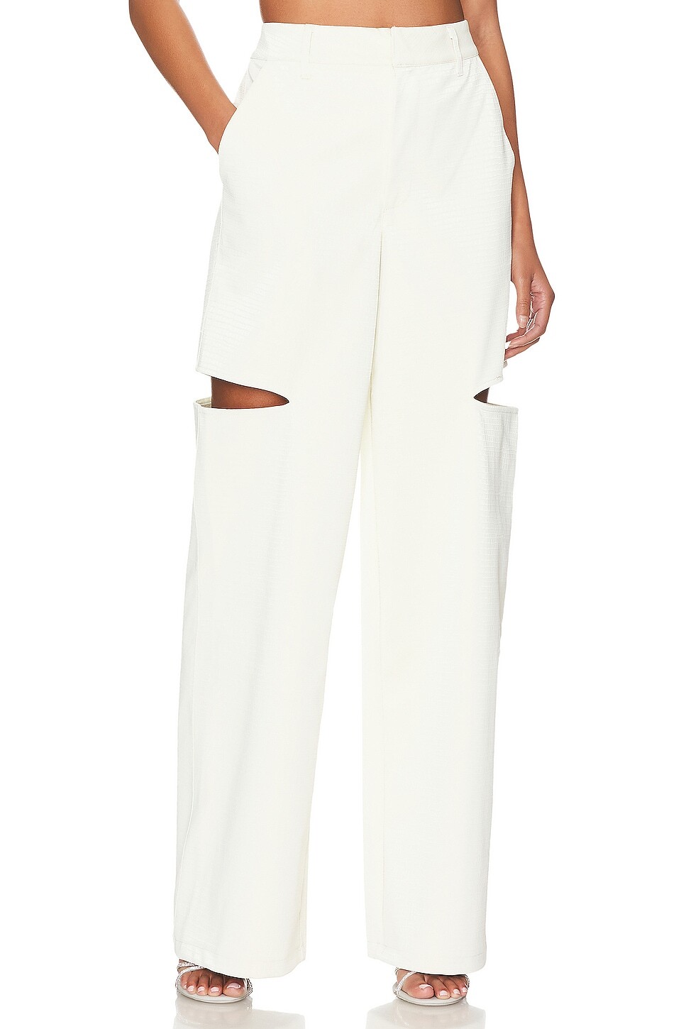 

Брюки AFRM Kimmie, цвет Matte White