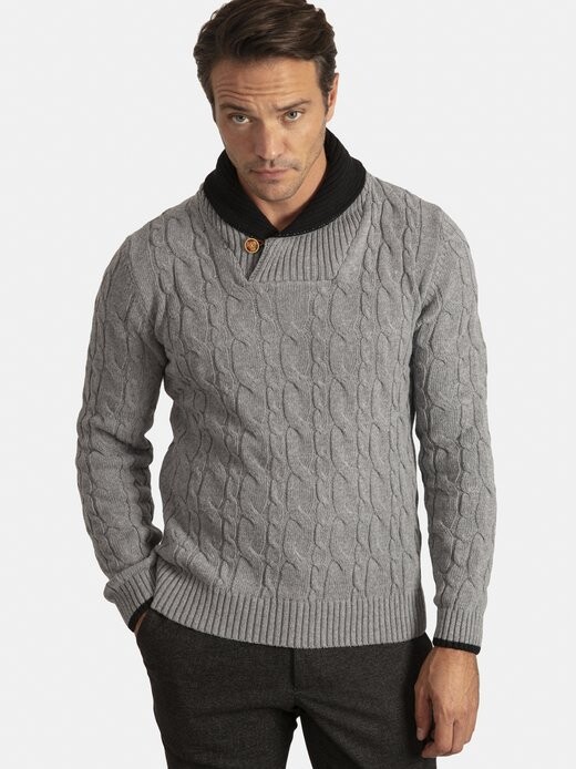 

Вязаная кофта Sir Raymond Tailor, серый