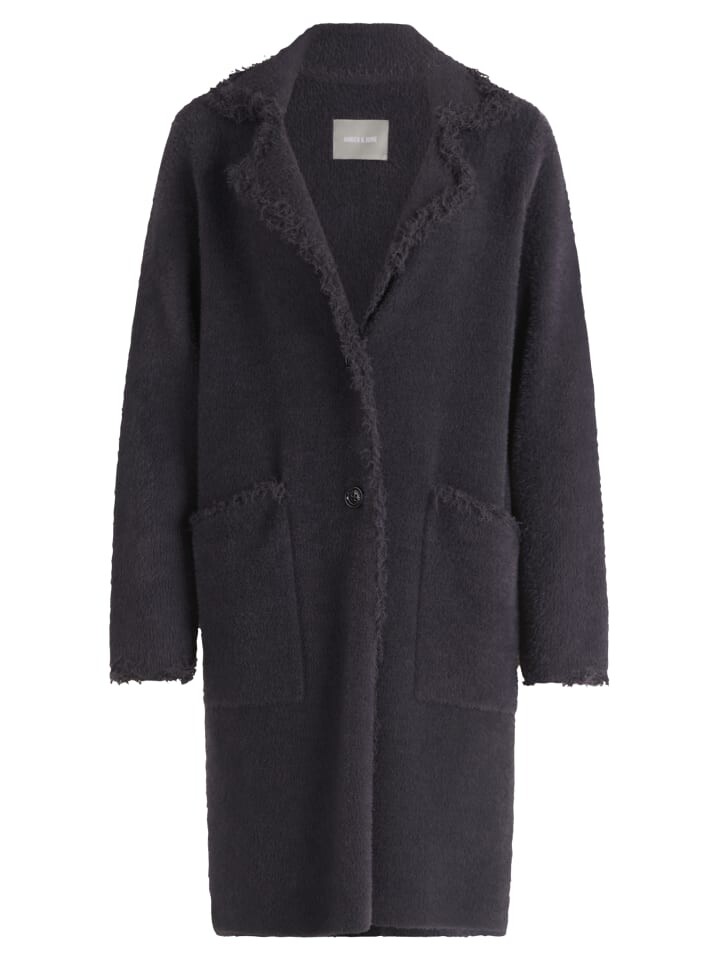 

Кардиган AMBER & JUNE Longstrickjacke, цвет mausgrau