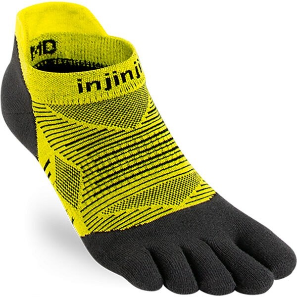 

Носки Injinji Run Lightweight No-Show Coolmax, желтый