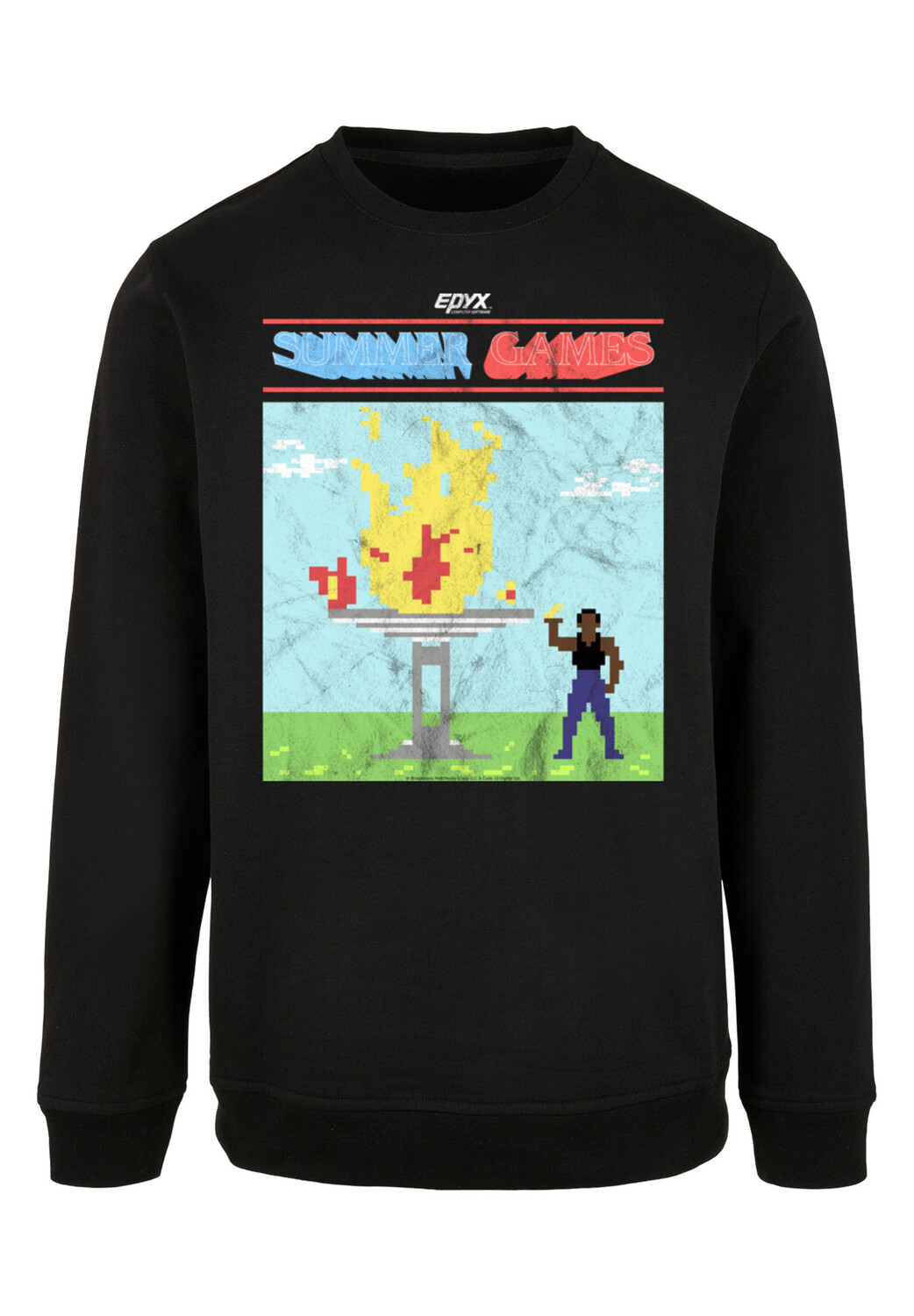 

Пуловер F4NT4STIC Sweatshirt Retro Gaming Summer Games, черный