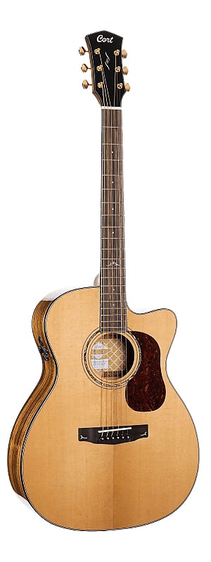 Акустическая гитара Cort Gold Series Gold-OC6 Bocote, Natural Glossy w/ Case