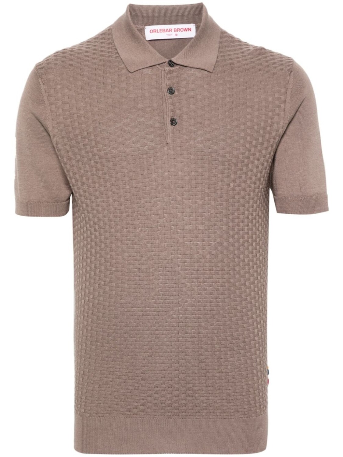 

Orlebar Brown рубашка поло Burnham, коричневый