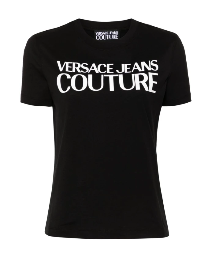 

Футболка женская из ткани Versace Jeans Couture, черный