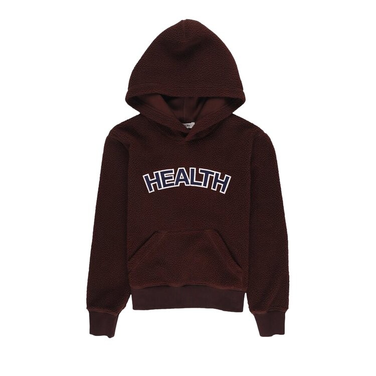 

Худи Sporty & Rich Sherpa Fleece Cropped 'Chocolate', коричневый
