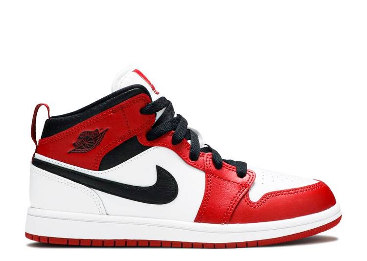 

Кроссовки AIR JORDAN 1 MID PS 'CHICAGO', белый