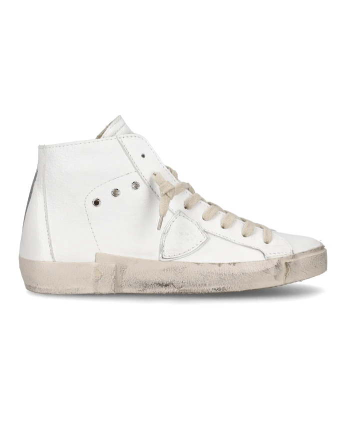 

Винтажные высокие кроссовки Philippe Model, белый