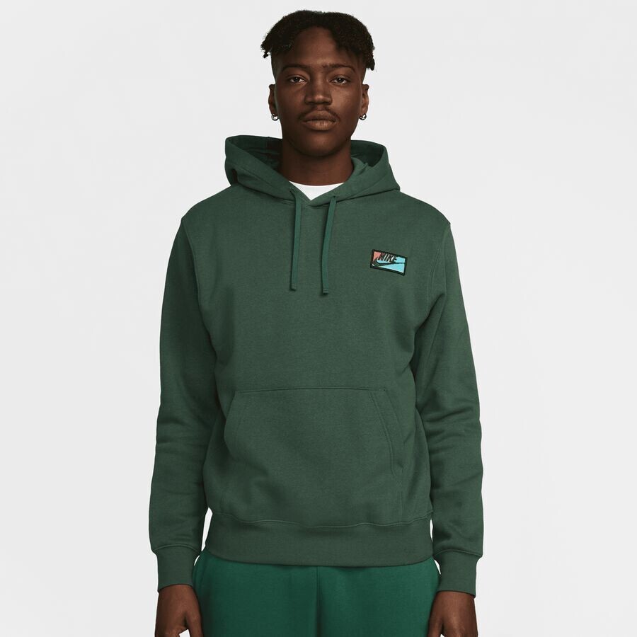 

Толстовка Club Fleece+ с начесом на спине NIKE, цвет fir/fir
