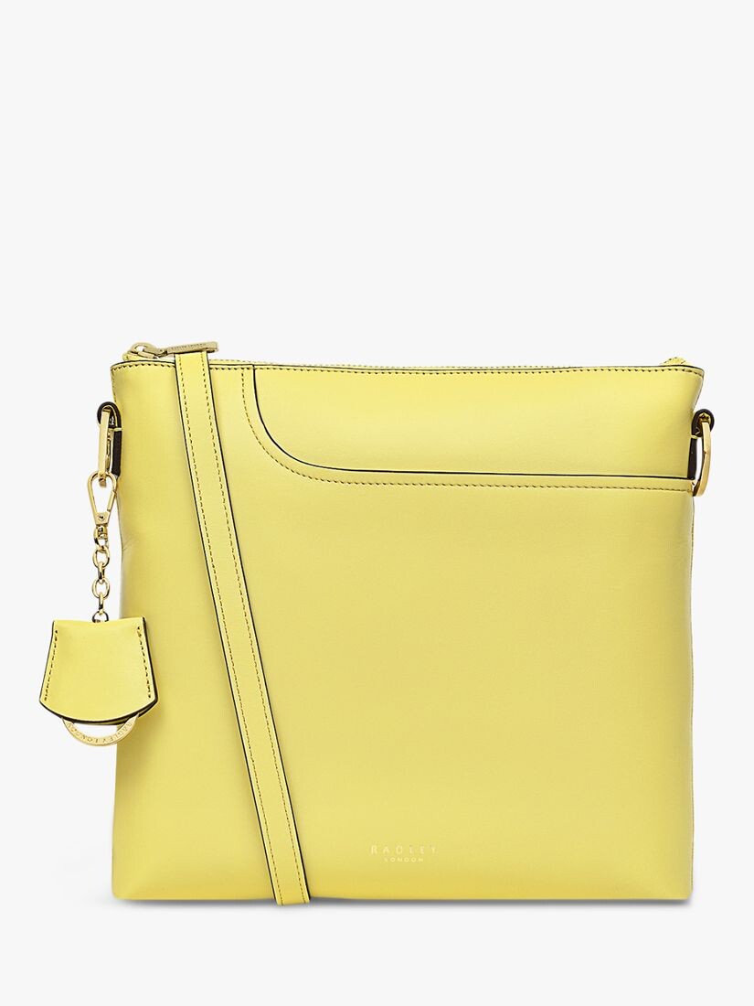 

Кожаная сумка через плечо Radley Pockets 2.0, средний размер, мимоза