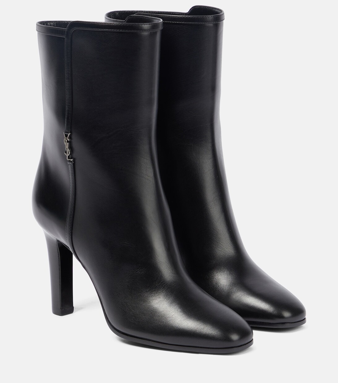 

Кожаные ботильоны Jane 90 Saint Laurent, черный