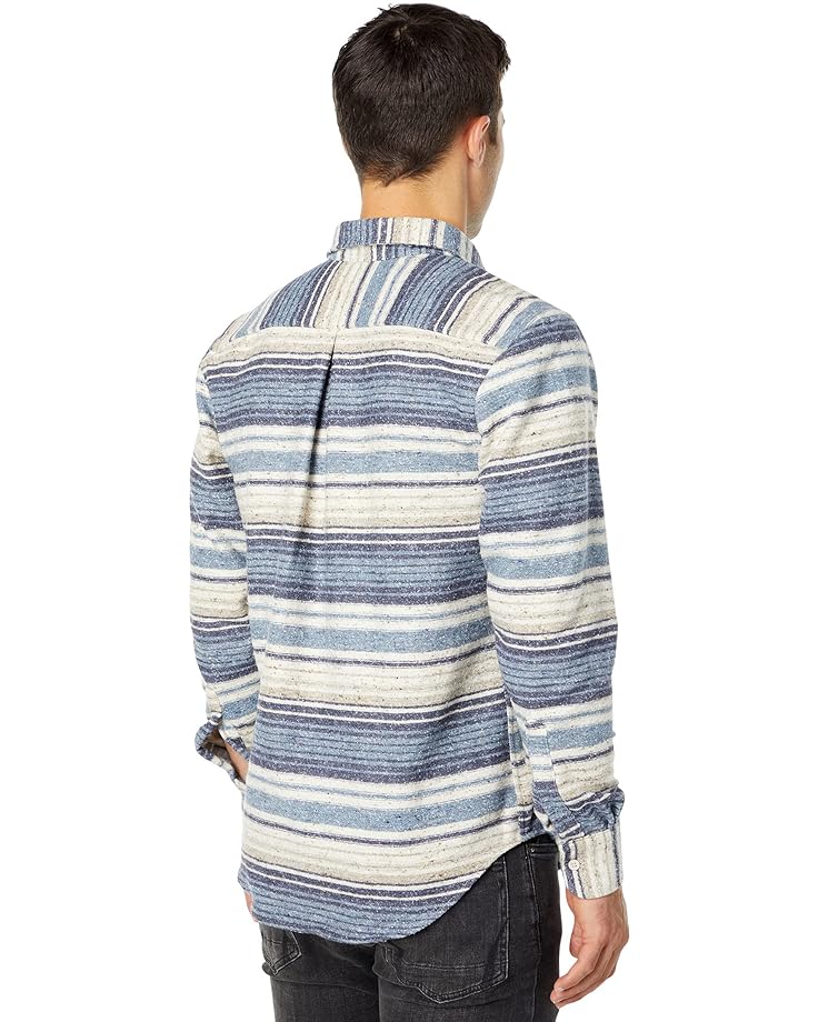 Рубашка Naked & Famous Easy Shirt, цвет Heavyweight Brushed Stripe/Blue heavyweight coated paper c6030c