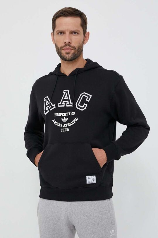 

Хлопковая толстовка adidas Originals, черный
