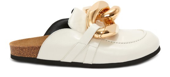 

Мюли-лоферы с цепочкой Jw Anderson, белый