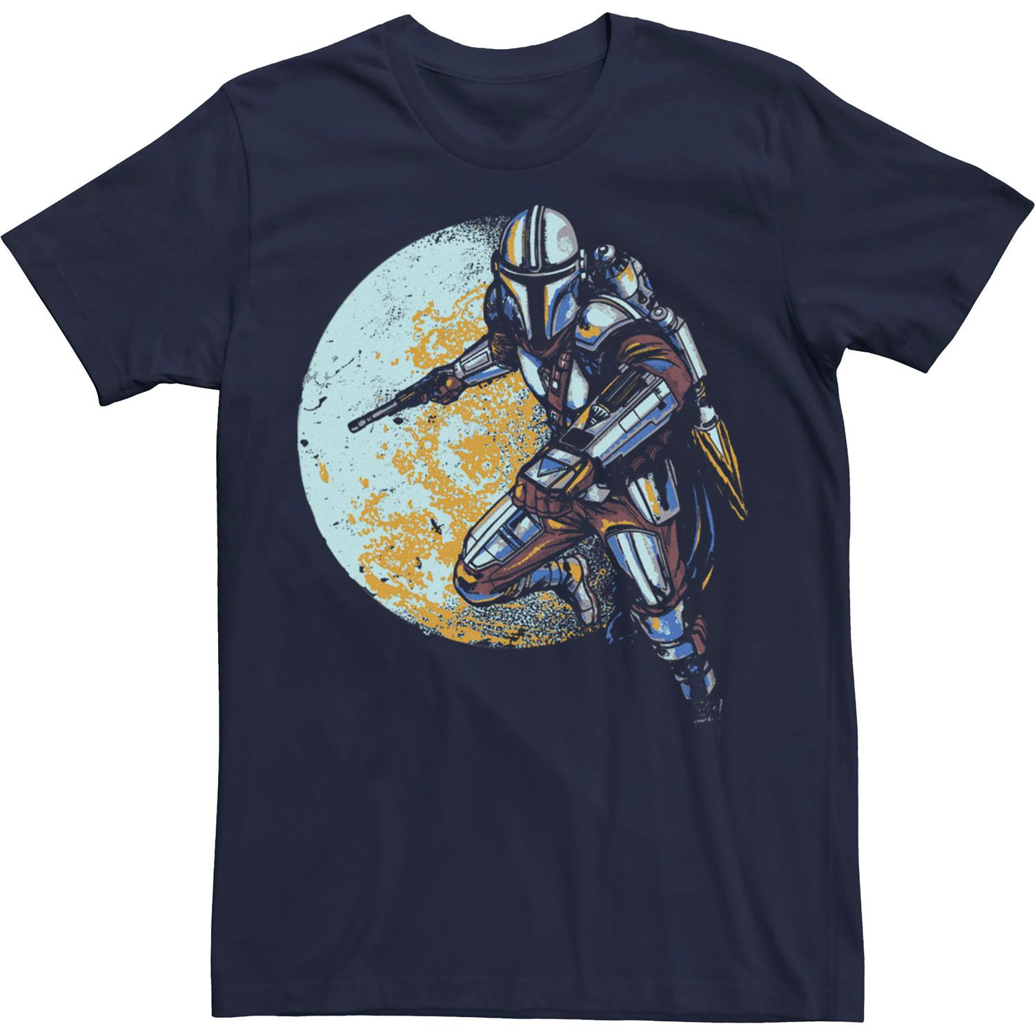 Мужская футболка с плакатом «Звездные войны: Мандалорец Мундо Лориан» Licensed Character